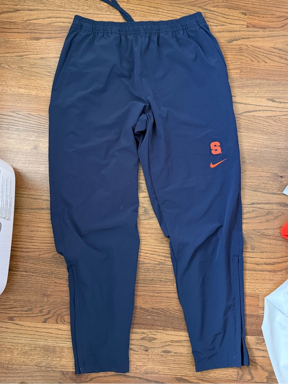 Nike Syracuse Orange Navy Blue Joggers Pants Size Large